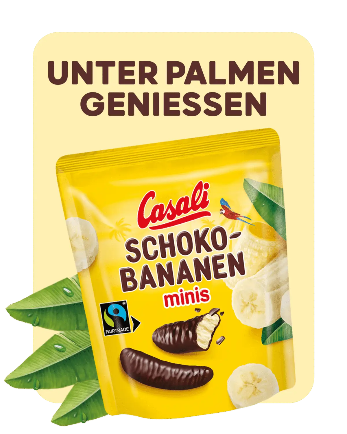 Unter Palmen geniessen, Schoko-Bananen Minis