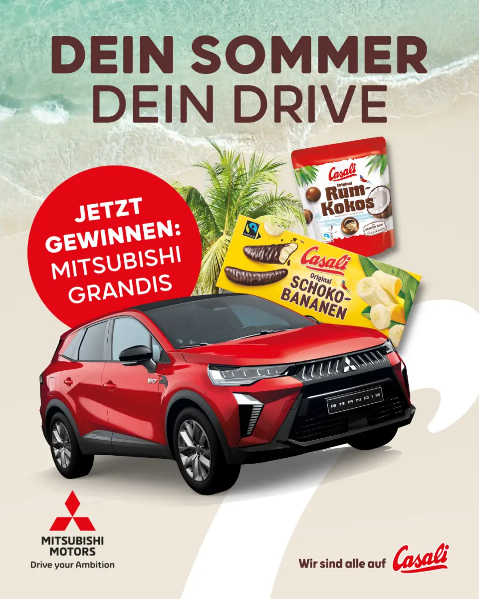 Dein Sommer, dein Drive, Mitsubishi Grandis Gewinnspiel