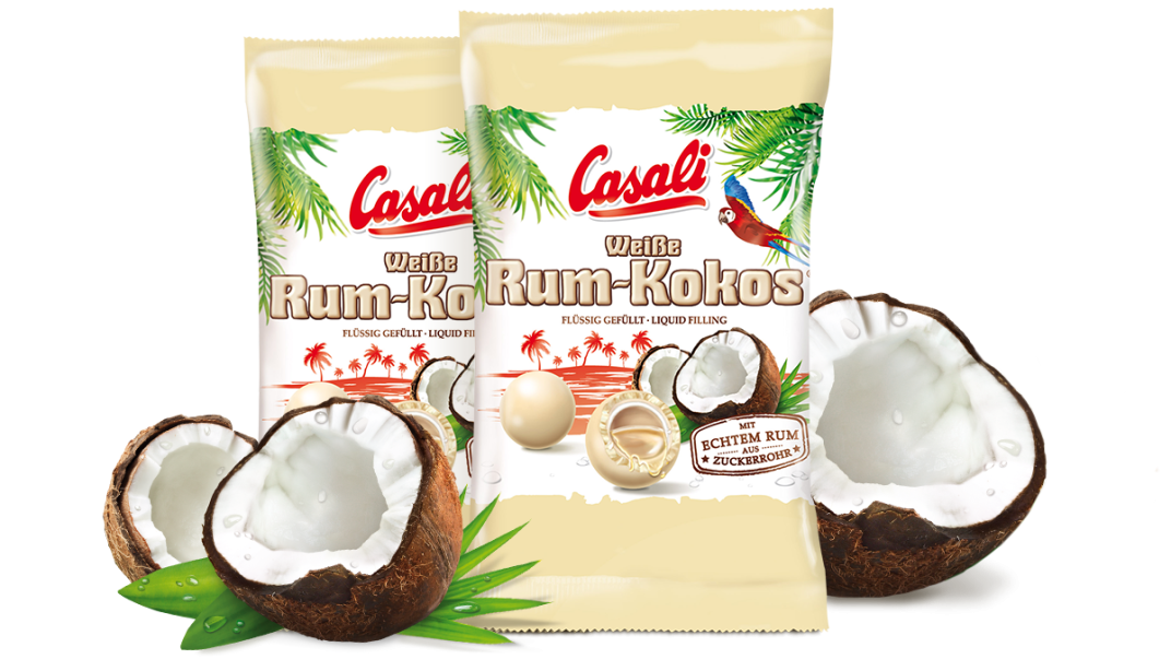 Casali Rum-Kokos Dragees weiß 100g